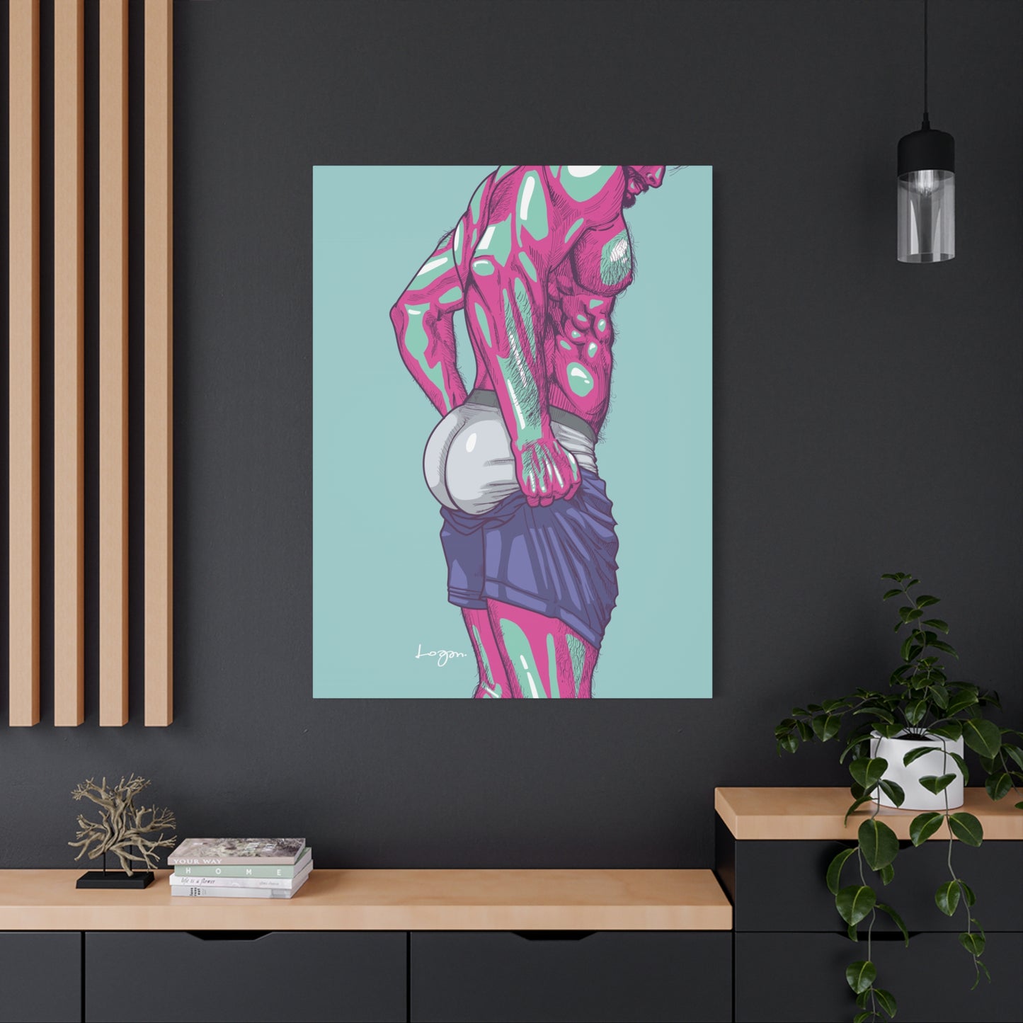 "Before Gym" Canvas Art Print, Unframed