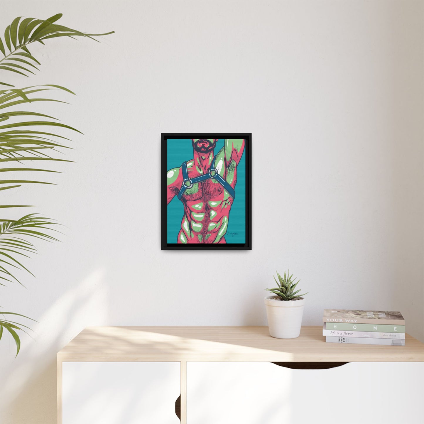 "Harness I" Canvas Art Print, Framed