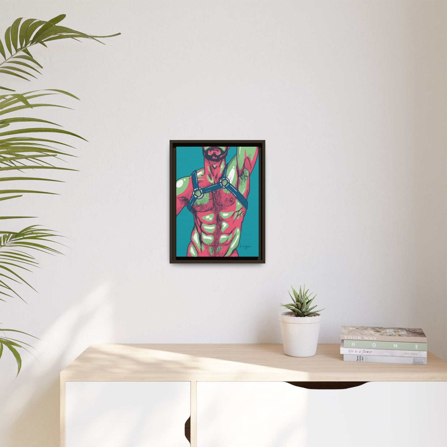 "Harness I" Canvas Art Print, Framed