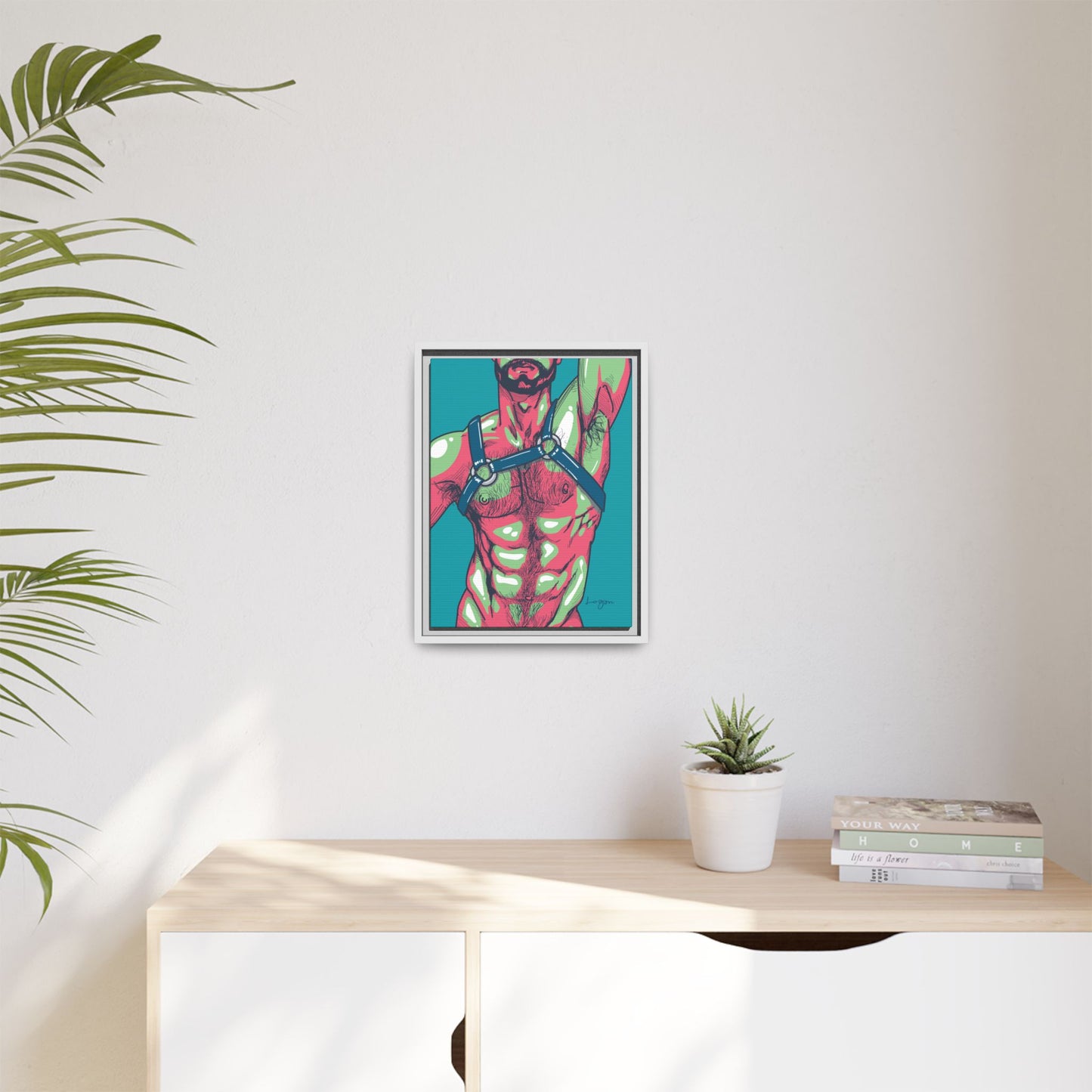 "Harness I" Canvas Art Print, Framed