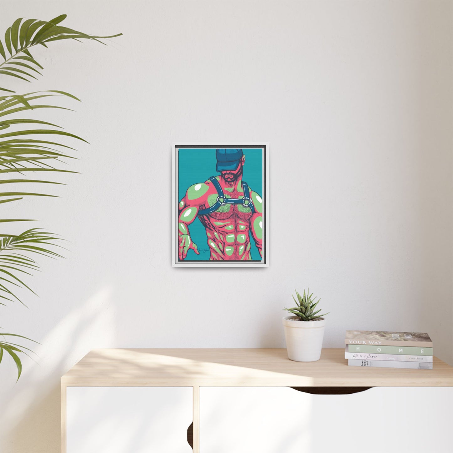"Harness III" Canvas Art Print , Framed