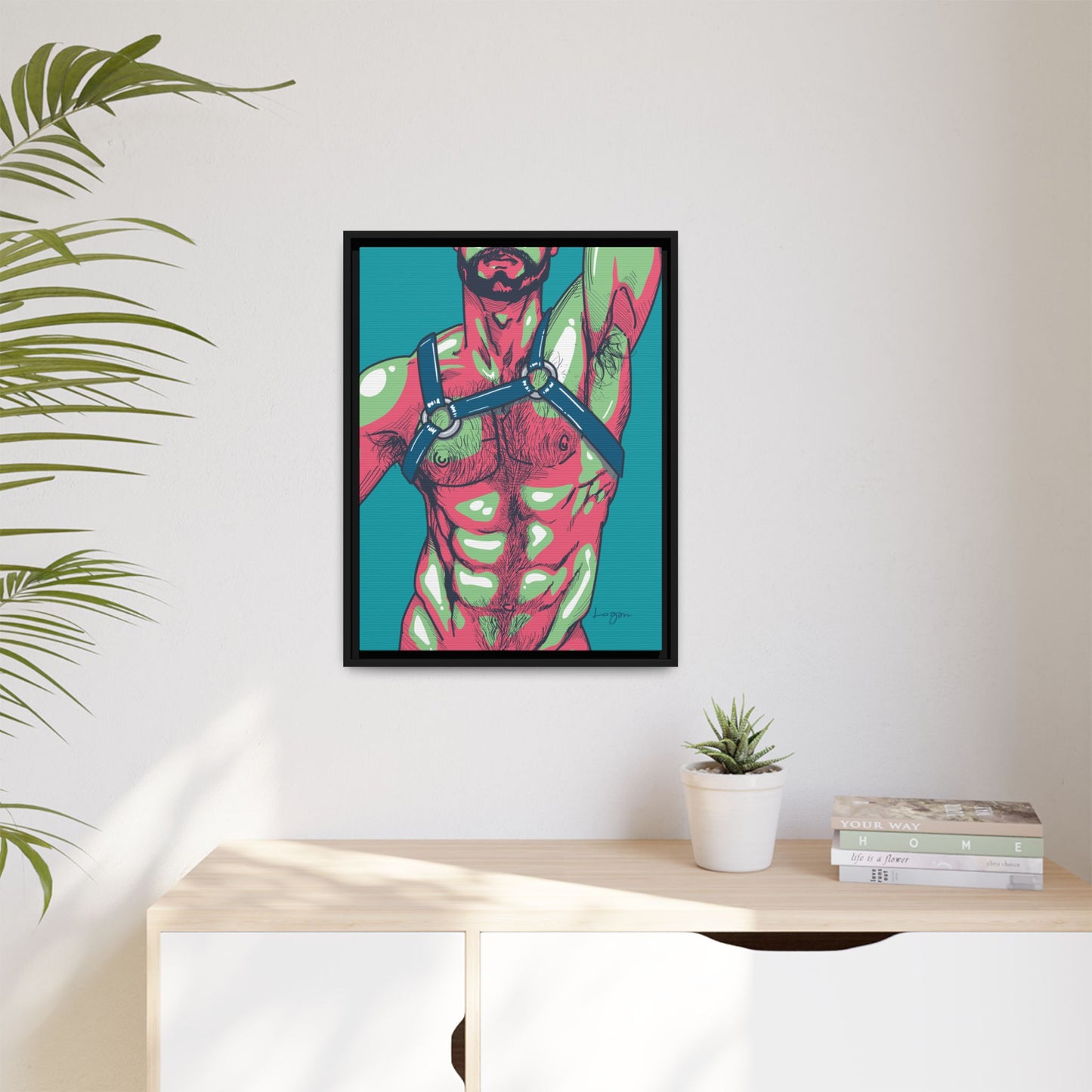 "Harness I" Canvas Art Print, Framed