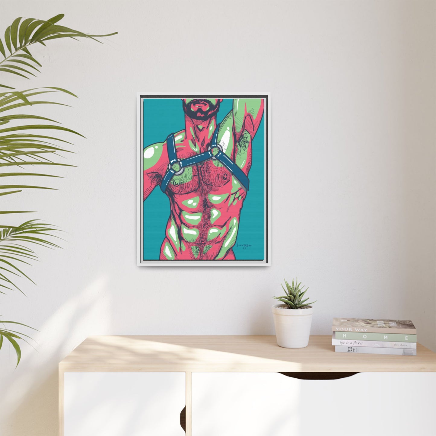 "Harness I" Canvas Art Print, Framed