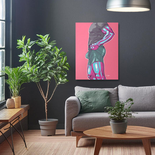 "GOIN JOGGING/CRUISING" Canvas Art Print, Unframed