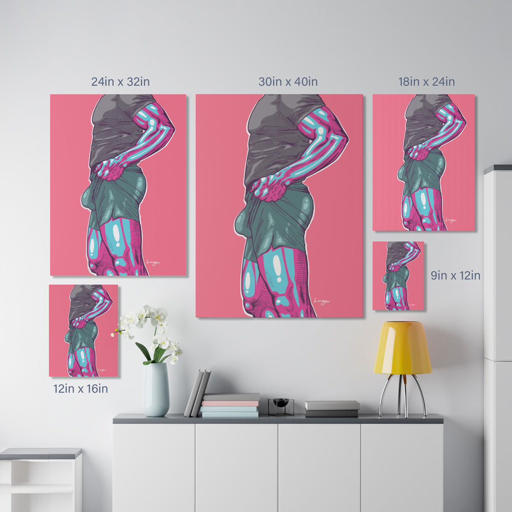 "GOIN JOGGING/CRUISING" Canvas Art Print, Unframed
