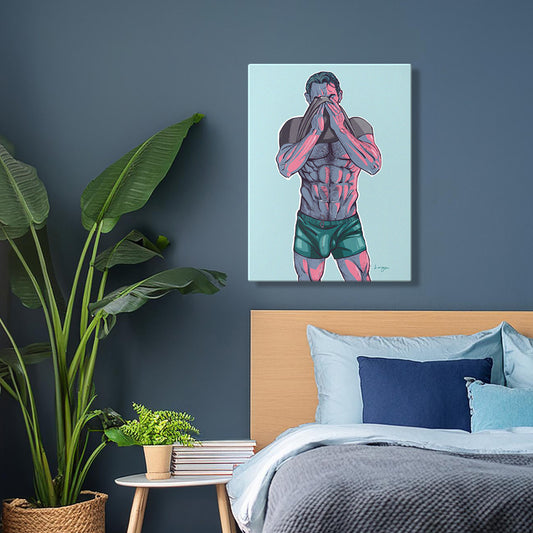 "Sweat and Strength" Canvas Art Print, Unframed