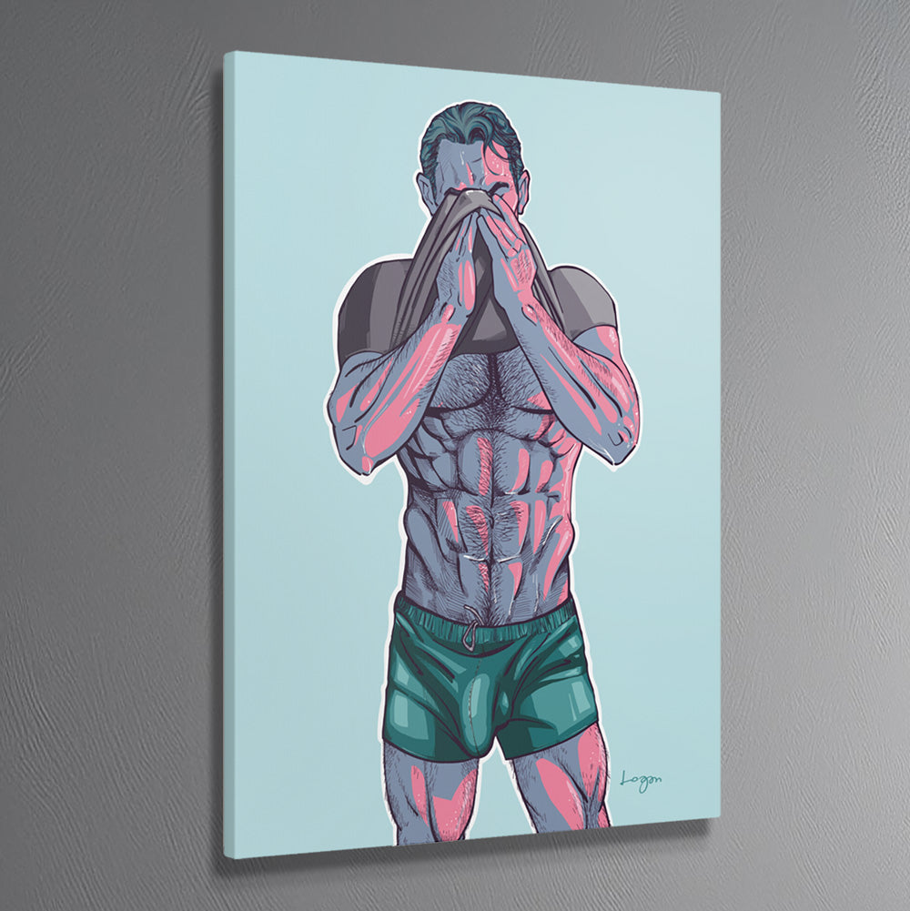 "Sweat and Strength" Canvas Art Print, Unframed