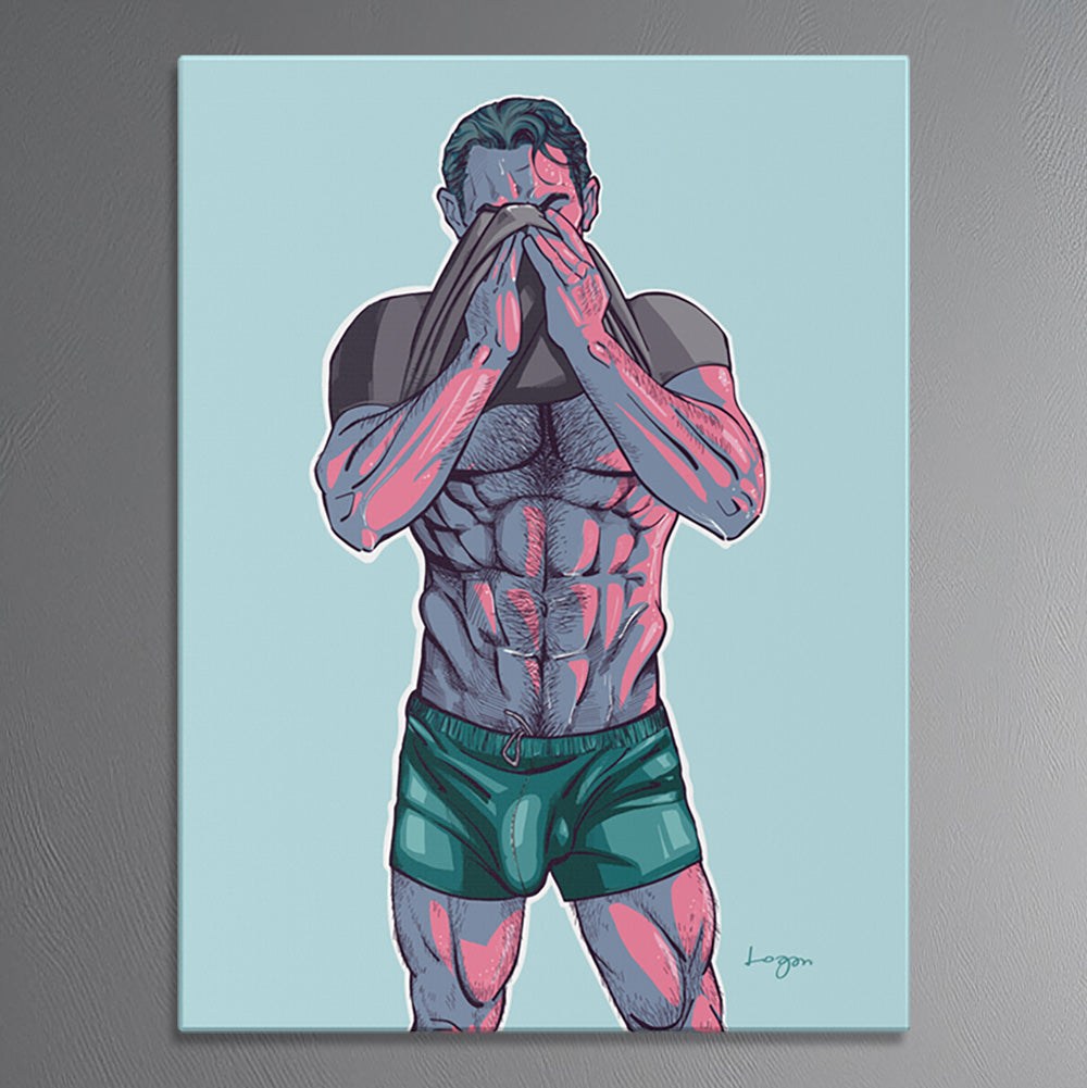 "Sweat and Strength" Canvas Art Print, Unframed