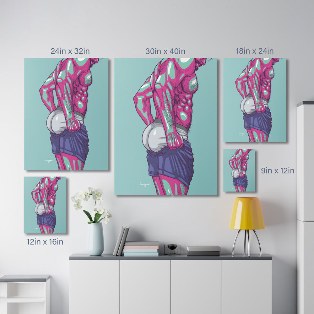 "Before Gym" Canvas Art Print, Unframed