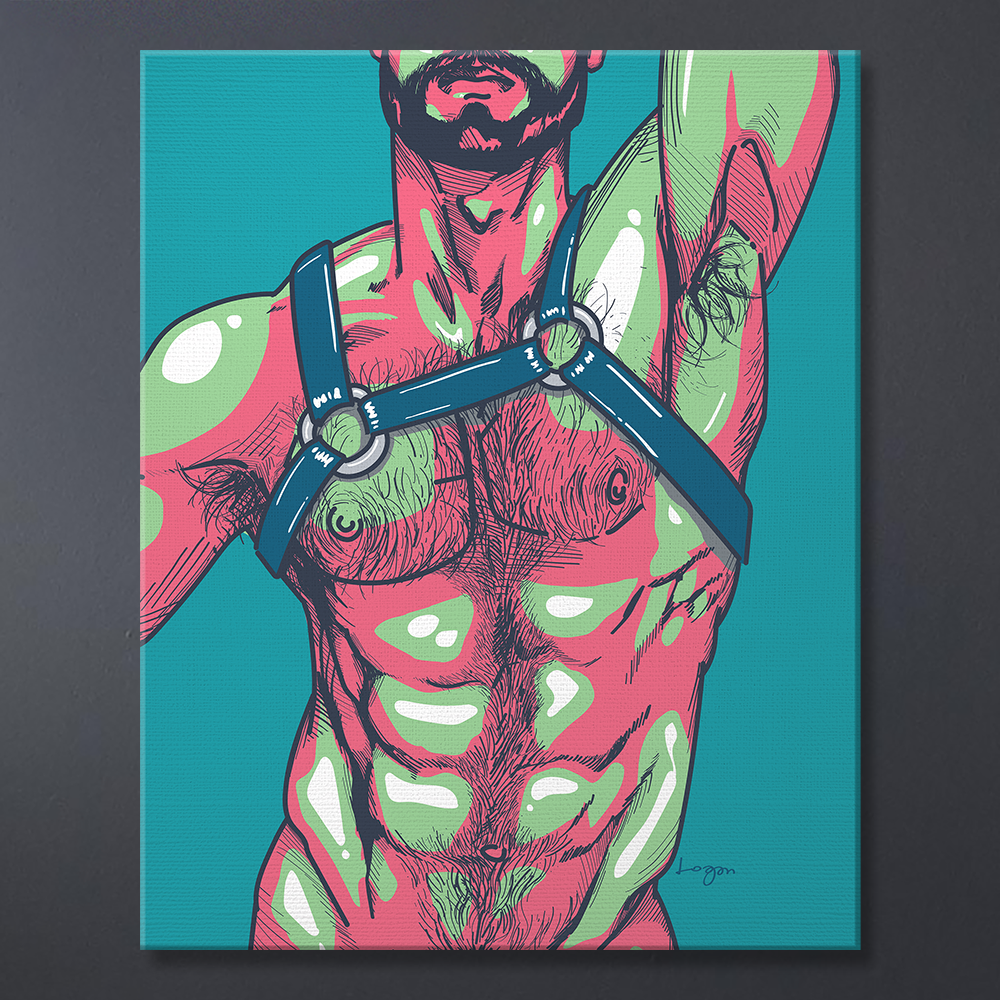 "Harness I" Canvas Art Print, Unframed