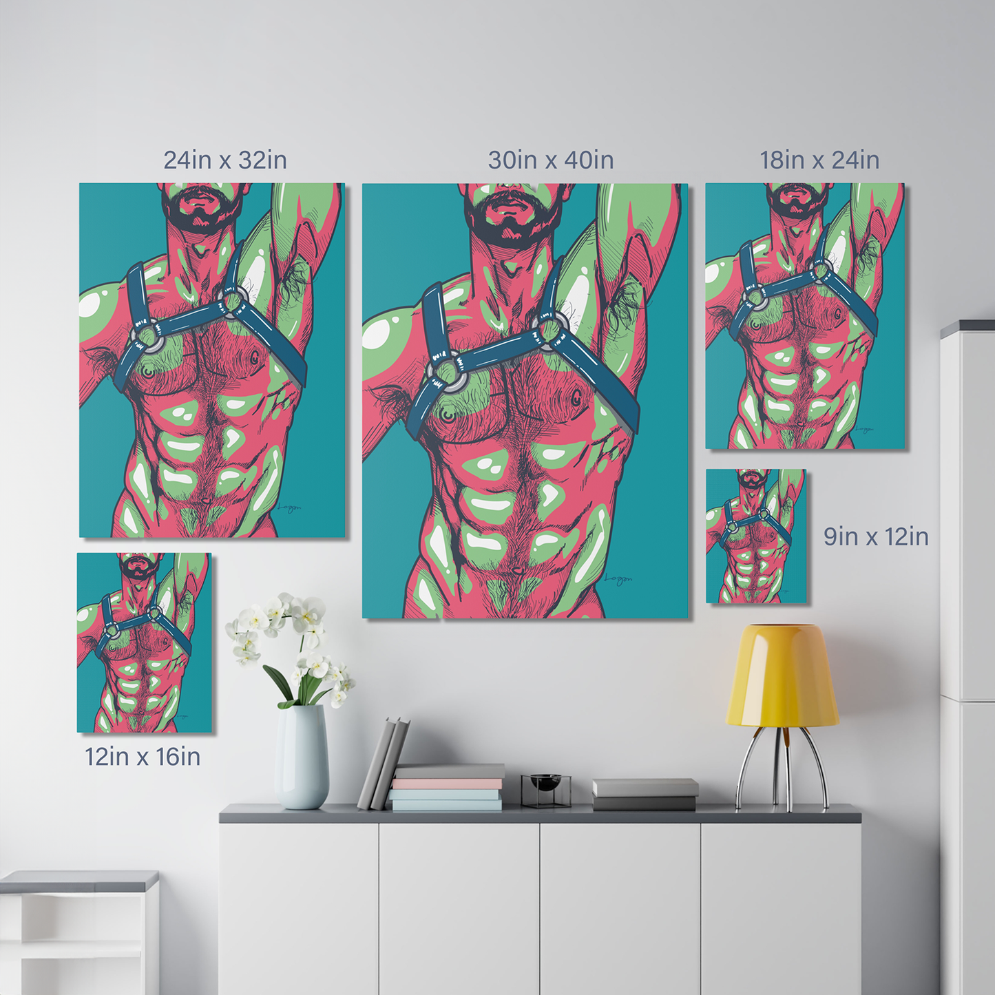 "Harness I" Canvas Art Print, Unframed