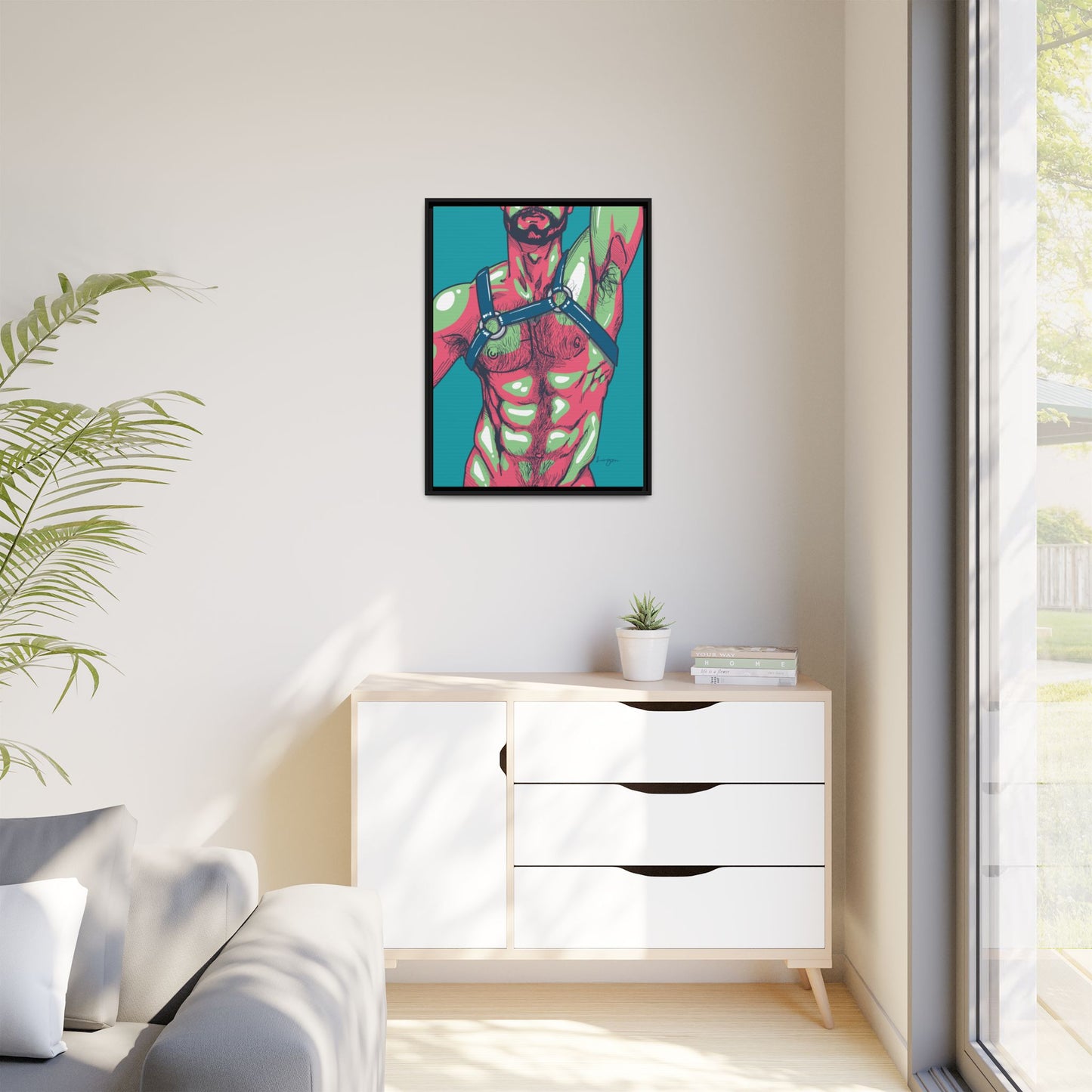 "Harness I" Canvas Art Print, Framed