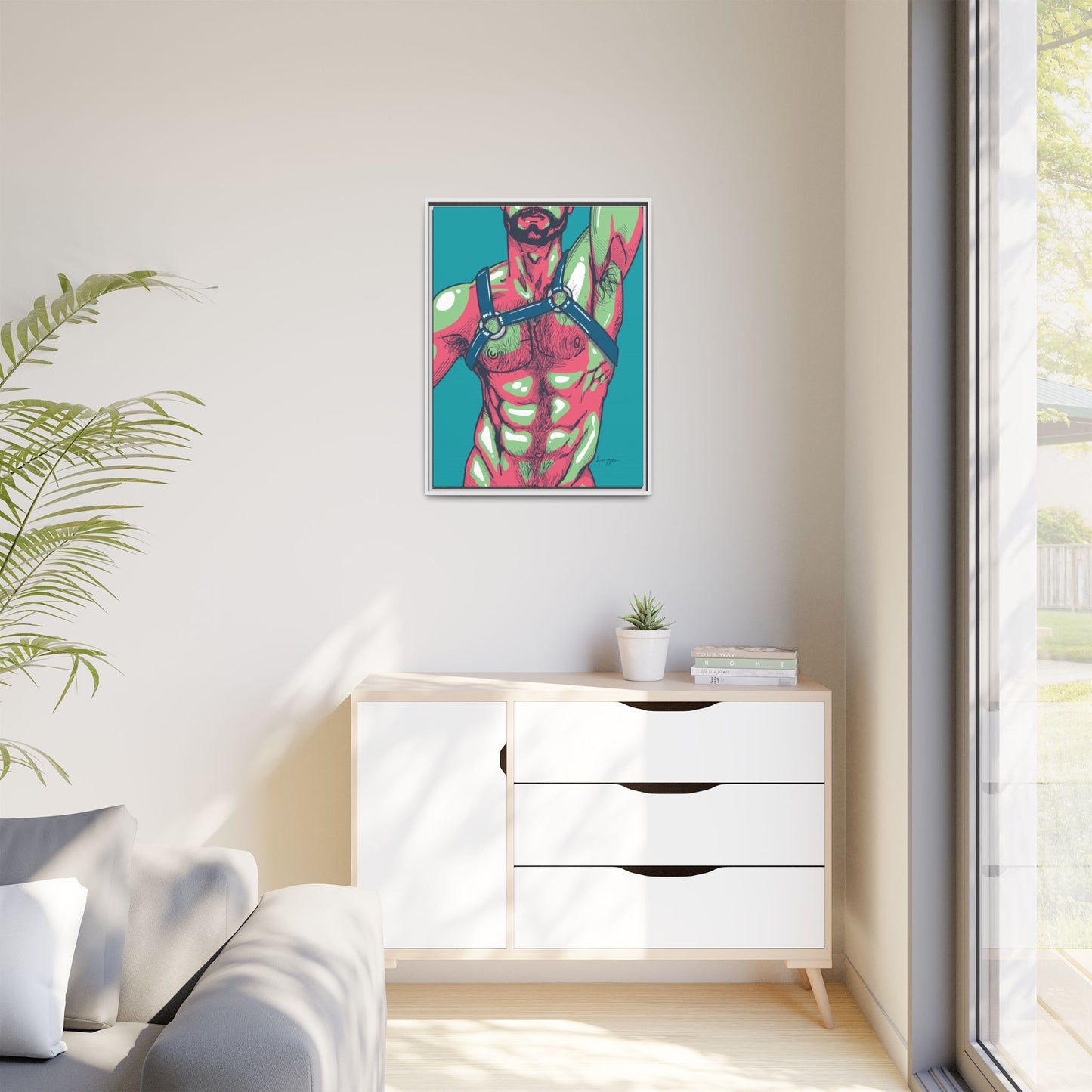 "Harness I" Canvas Art Print, Framed