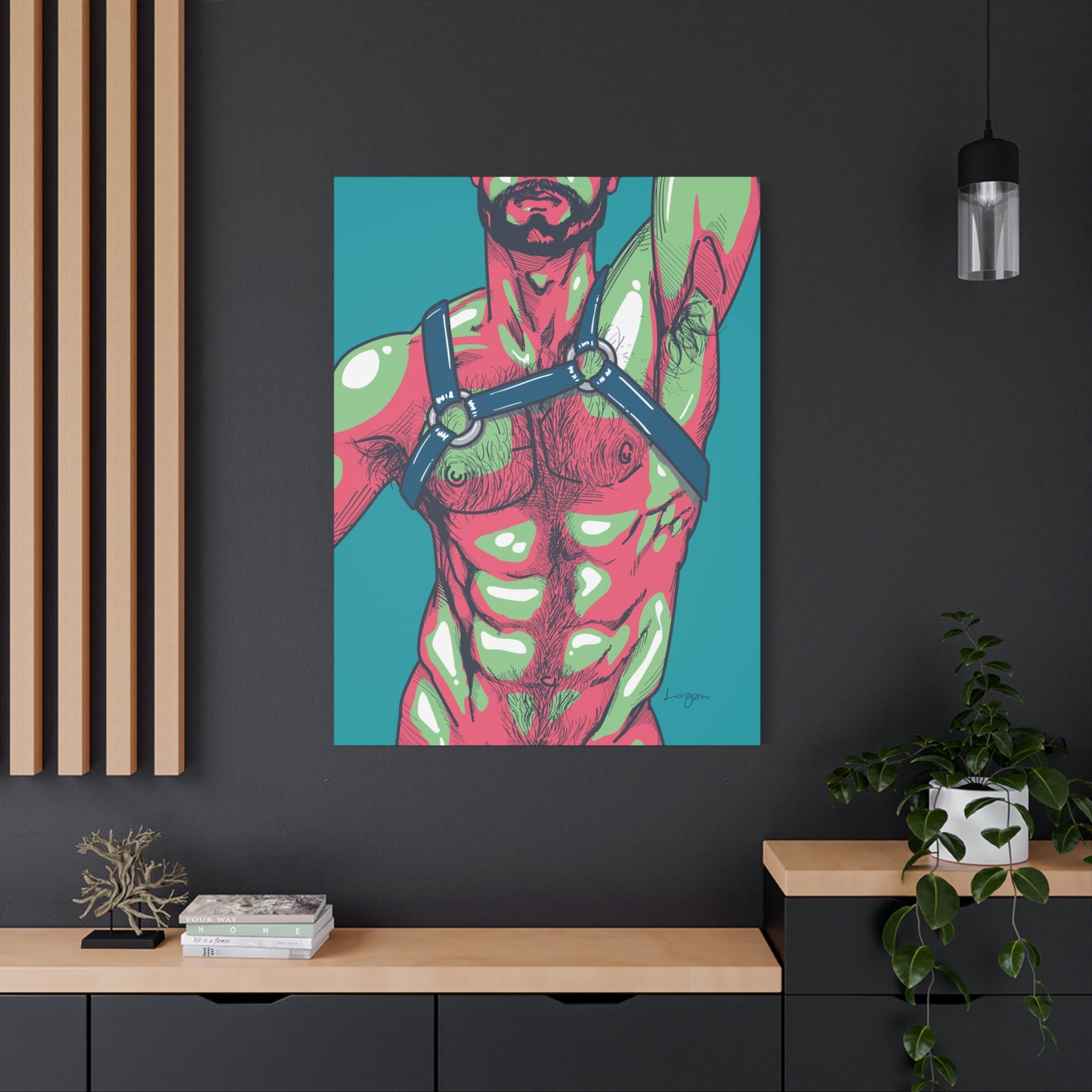 "Harness I" Canvas Art Print, Unframed