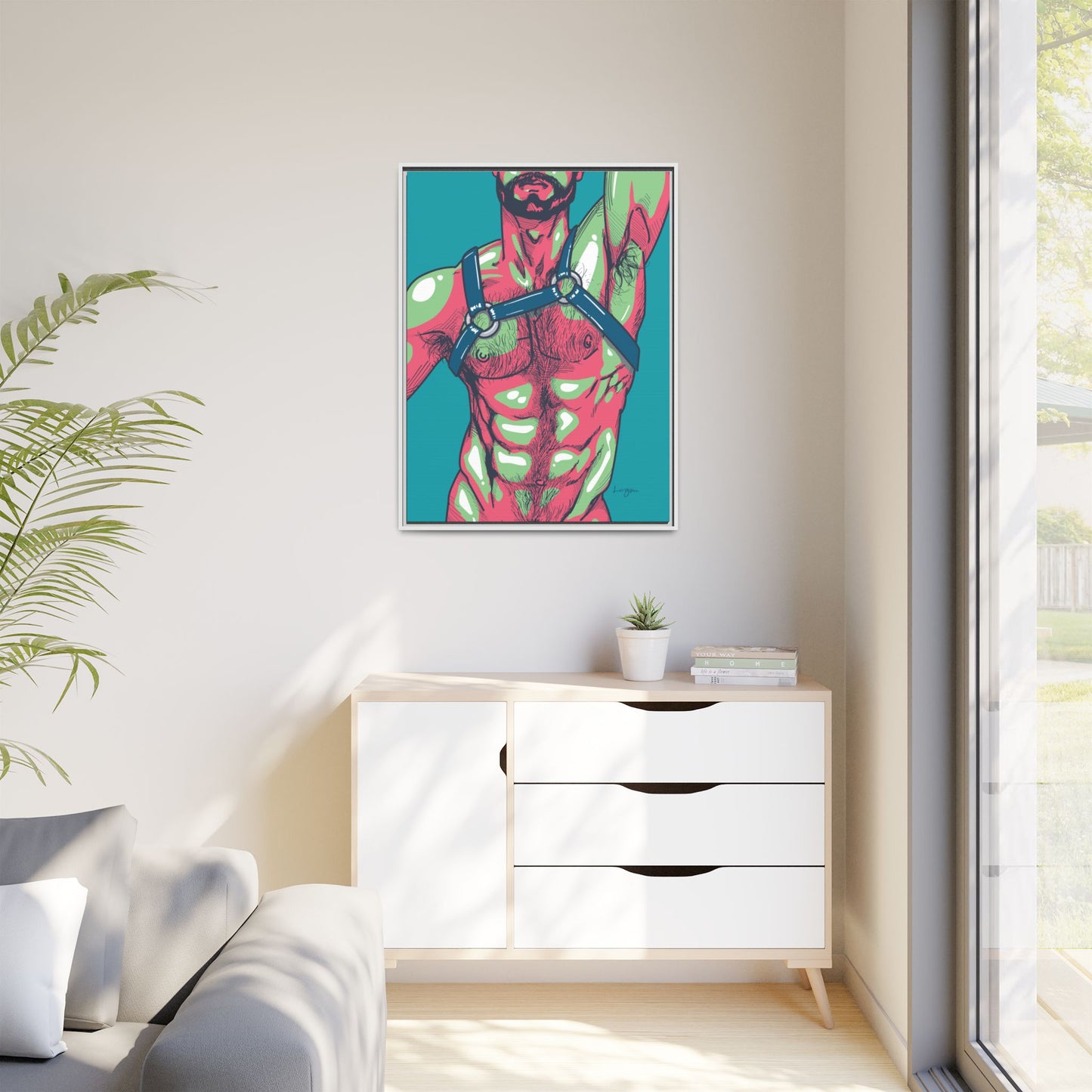 "Harness I" Canvas Art Print, Framed