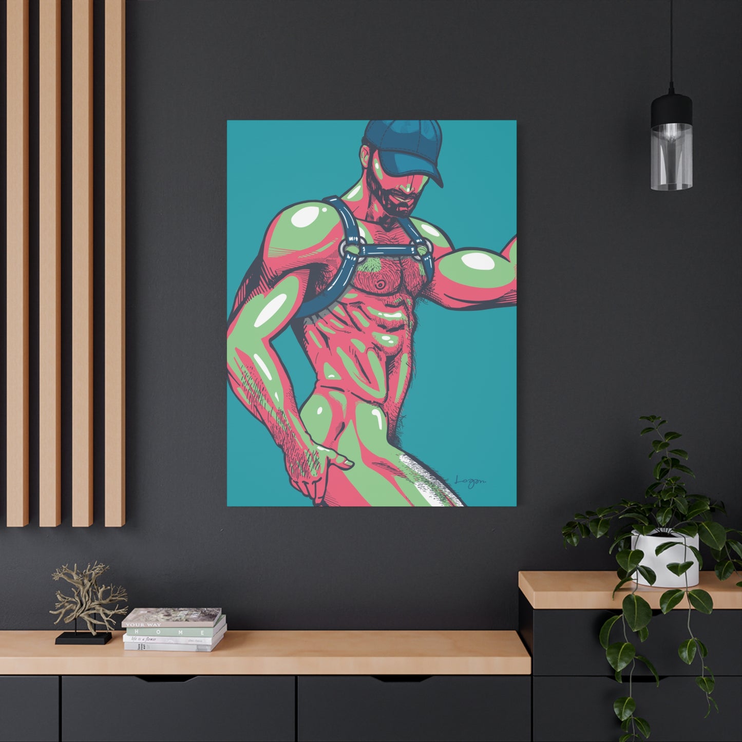 "Harness II" Canvas Art Print, Unframed