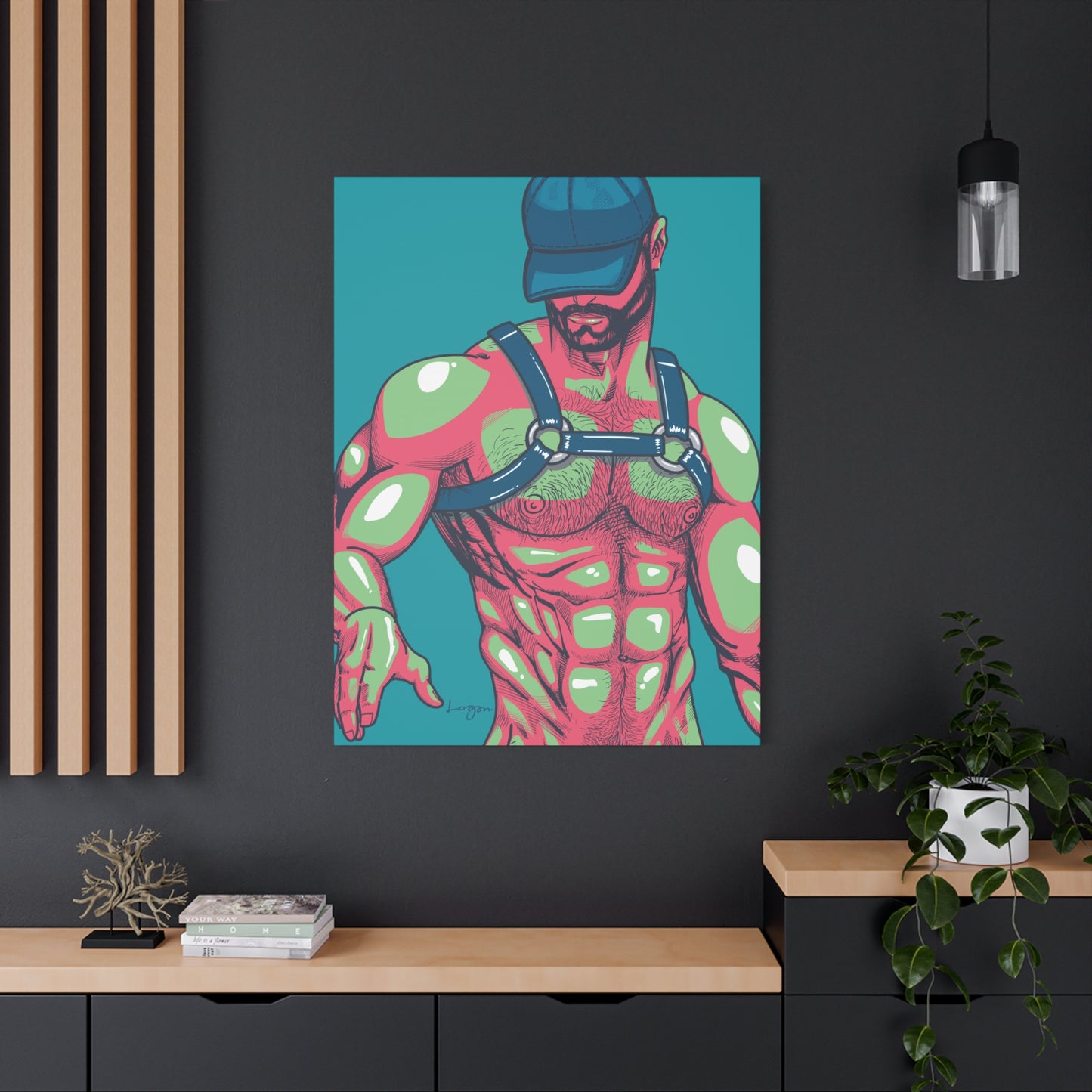 "Harness III" Canvas Art Print, Unframed
