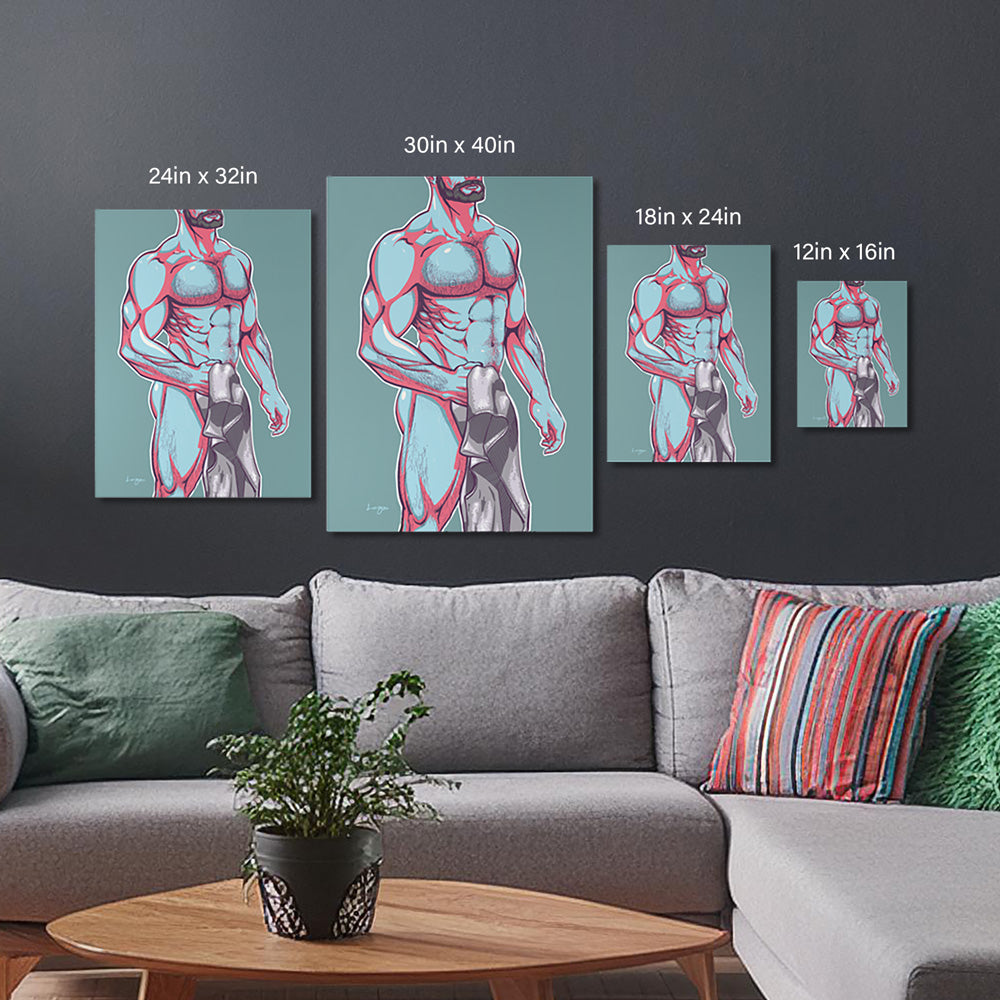 "The Baths" Canvas Art Print, Unframed