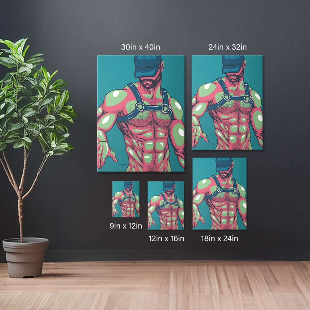 "Harness III" Canvas Art Print, Unframed