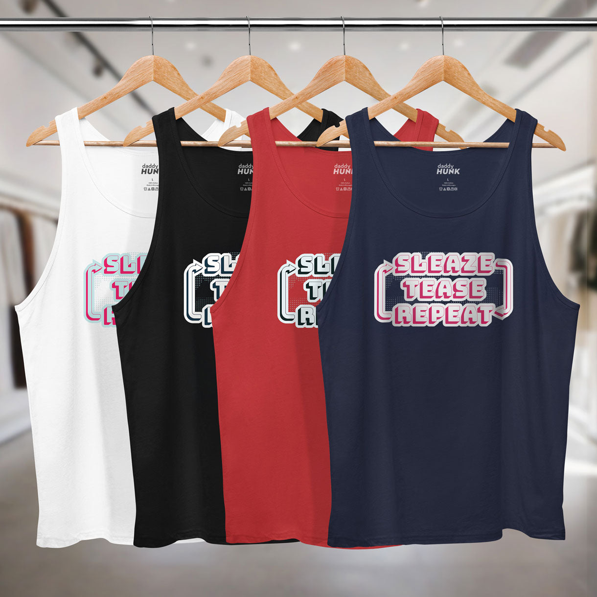Sleaze, Tease, Repeat - Tank Top
