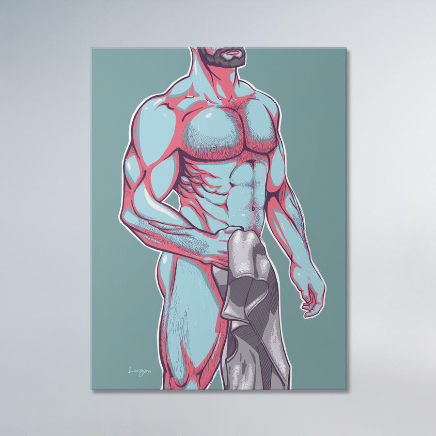 "The Baths" Canvas Art Print, Unframed