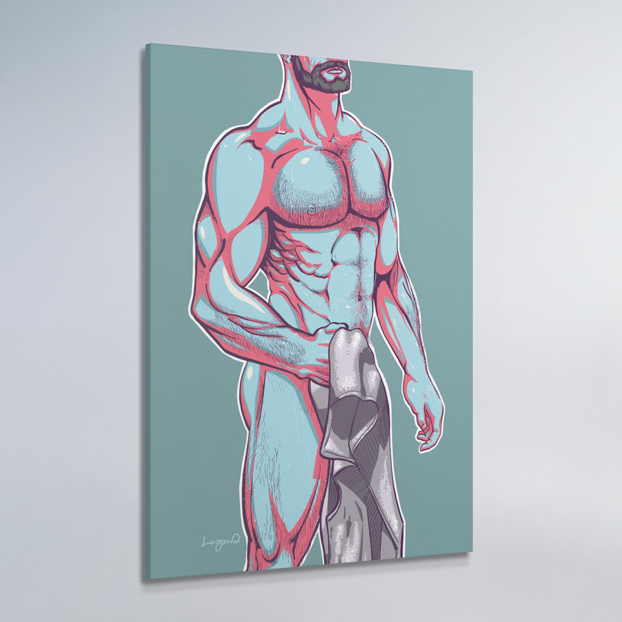 "The Baths" Canvas Art Print, Unframed