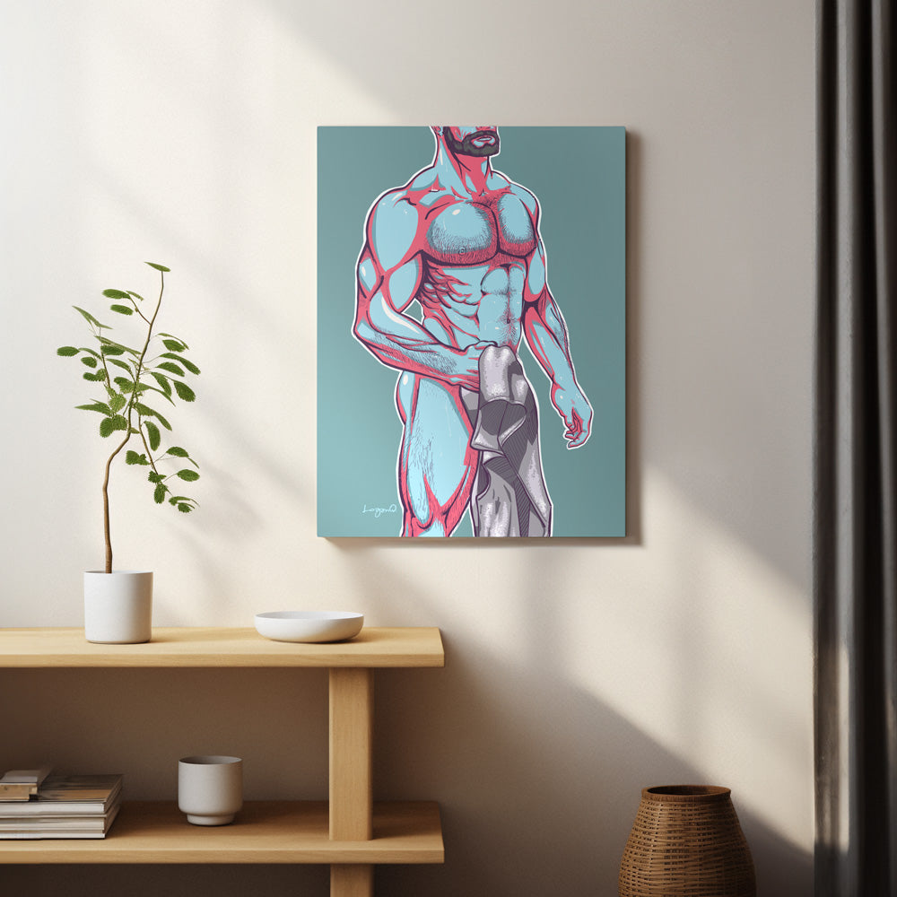 "The Baths" Canvas Art Print, Unframed
